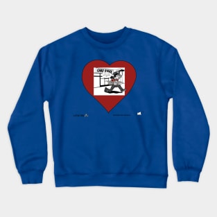 Little Ian Getting Valentines at the Card Store Crewneck Sweatshirt